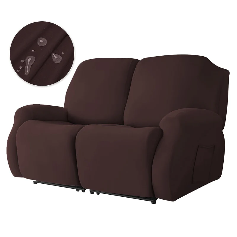 Stretch Recliner Sofa Cover Knitted Reclining Sofas Covers Anti-Dust Non-Slip Lazy Boy Chair Cover 1/2/3/4 Seats - Image 21
