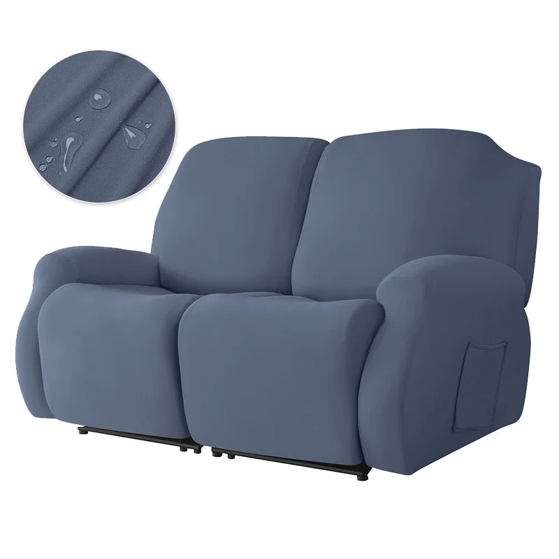 Stretch Recliner Sofa Cover Knitted Reclining Sofas Covers Anti-Dust Non-Slip Lazy Boy Chair Cover 1/2/3/4 Seats - Image 23
