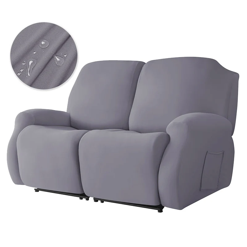 Stretch Recliner Sofa Cover Knitted Reclining Sofas Covers Anti-Dust Non-Slip Lazy Boy Chair Cover 1/2/3/4 Seats - Image 27