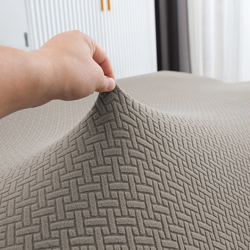 Stretch Recliner Sofa Cover Knitted Reclining Sofas Covers Anti-Dust Non-Slip Lazy Boy Chair Cover 1/2/3/4 Seats - Image 8