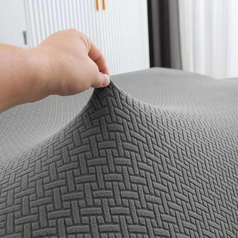 Stretch Recliner Sofa Cover Knitted Reclining Sofas Covers Anti-Dust Non-Slip Lazy Boy Chair Cover 1/2/3/4 Seats - Image 9