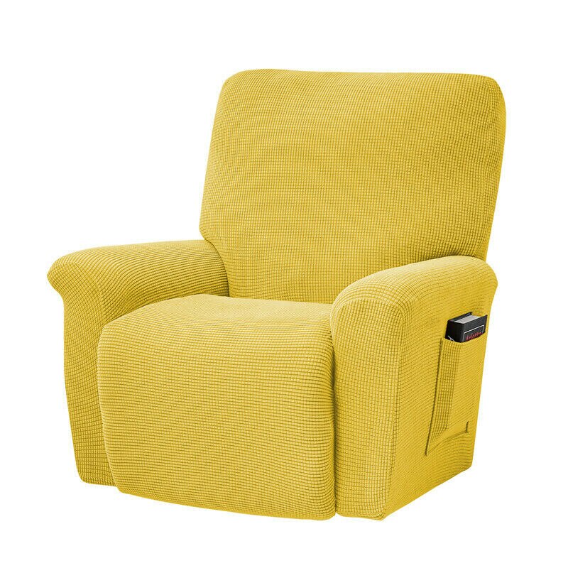 Stretch Recliner Sofa Covers Slipcovers Durable Soft High Stretch Jacquard Sofa Cover Polyester Fiber Solid Color For Rechiner Chair Cover - Image 11