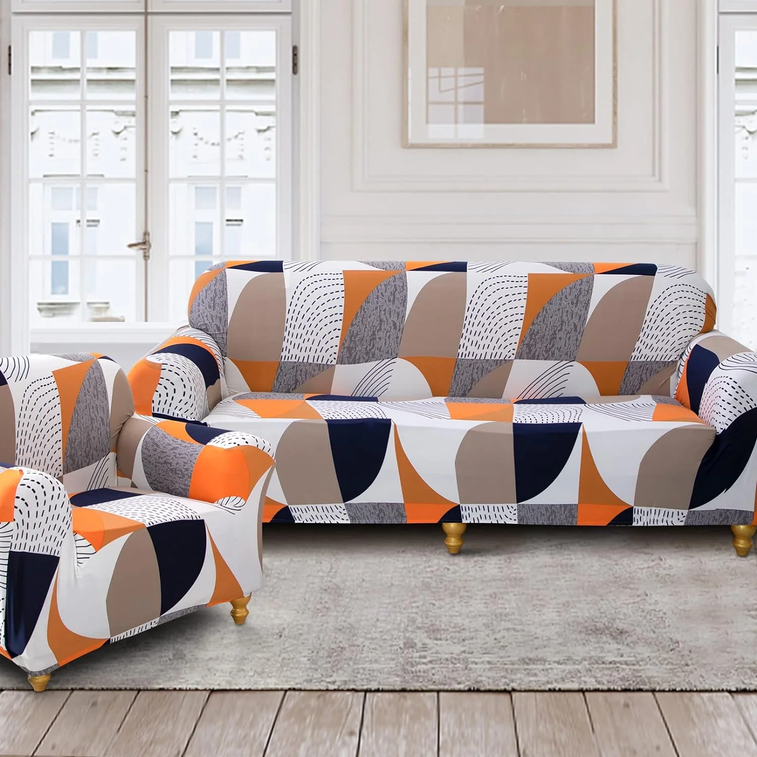 Stretch Sofa Cover Universal Sofa Slipcover Spandex Loveseat Couch Cover Washable Elastic Fabric Furniture Protector - Image 9