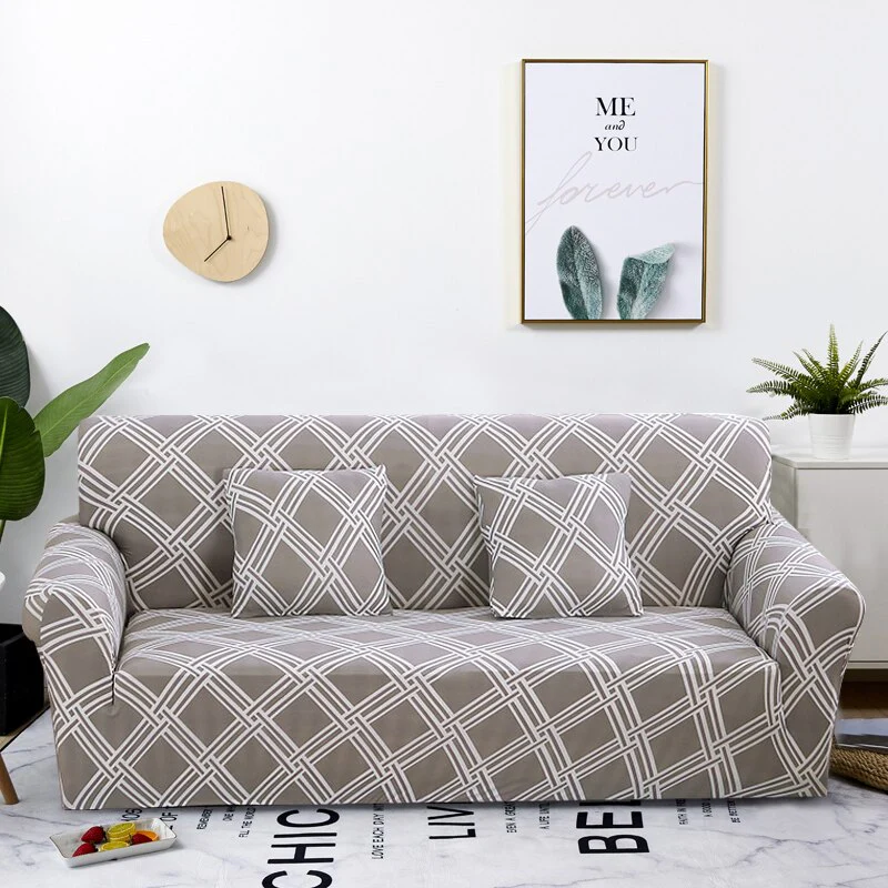 Stretch Sofa Covers Elastic Furniture Protector Polyester Loveseat Couch Cover L ArmChair Cover 1/2/3/4-seater Settee Covers Couch Covers - Image 11