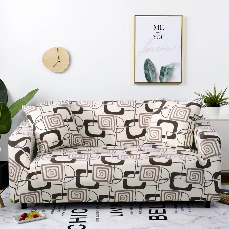 Stretch Sofa Covers Elastic Furniture Protector Polyester Loveseat Couch Cover L ArmChair Cover 1/2/3/4-seater Settee Covers Couch Covers - Image 16