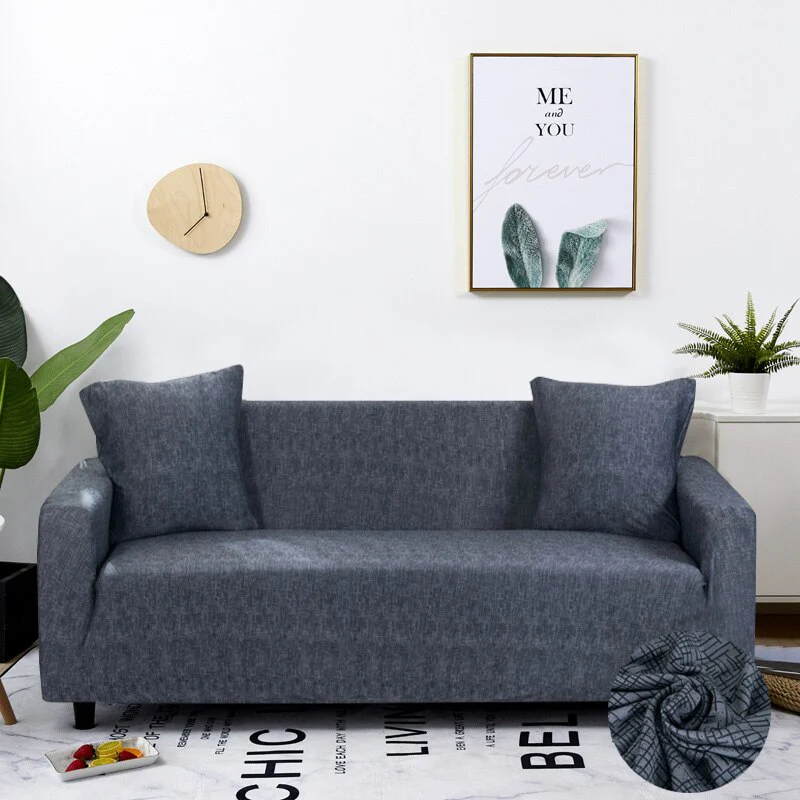 Stretch Sofa Covers Elastic Furniture Protector Polyester Loveseat Couch Cover L ArmChair Cover 1/2/3/4-seater Settee Covers Couch Covers - Image 19