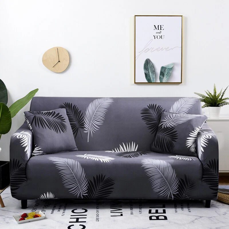 Stretch Sofa Covers Elastic Furniture Protector Polyester Loveseat Couch Cover L ArmChair Cover 1/2/3/4-seater Settee Covers Couch Covers - Image 23