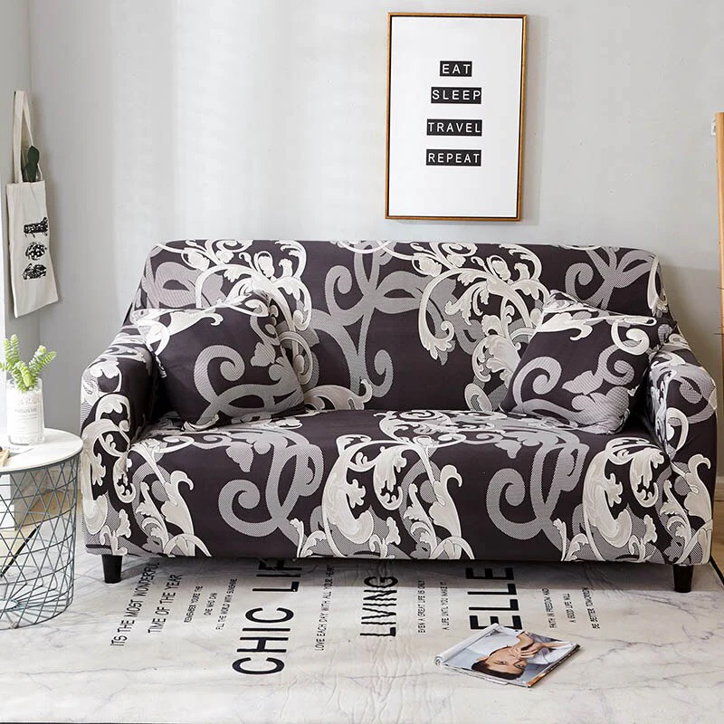 Stretch Sofa Covers Elastic Furniture Protector Polyester Loveseat Couch Cover L ArmChair Cover 1/2/3/4-seater Settee Covers Couch Covers - Image 27