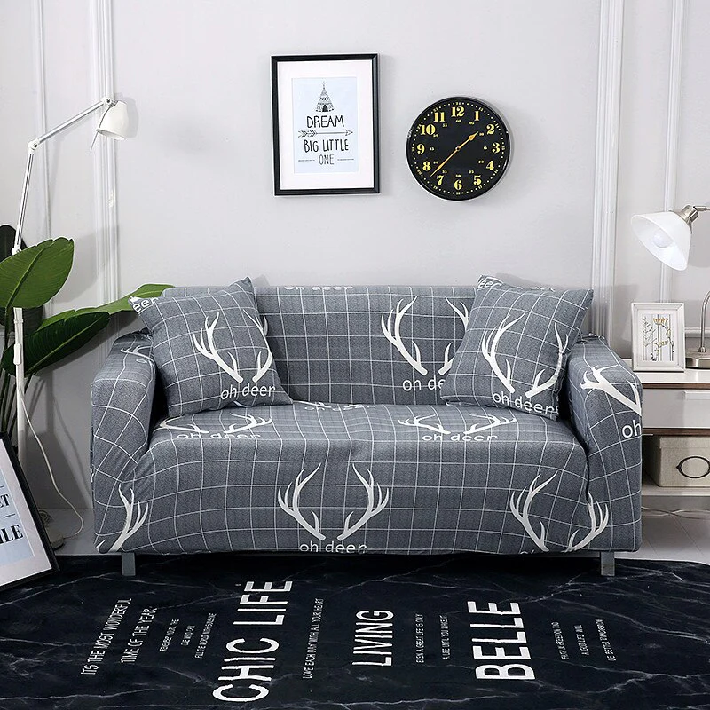 Stretch Sofa Covers Elastic Furniture Protector Polyester Loveseat Couch Cover L ArmChair Cover 1/2/3/4-seater Settee Covers Couch Covers - Image 8