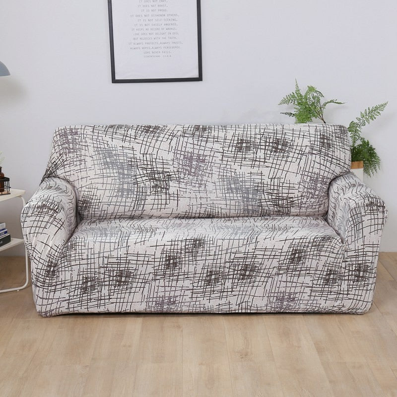 Stretch Sofa Covers Furniture Protector Polyester Loveseat Couch Cover l L-Style Sofa Cover 1/2/3/4-seater Arm Chair Cover Corner Elastic Couch Covers - Image 17