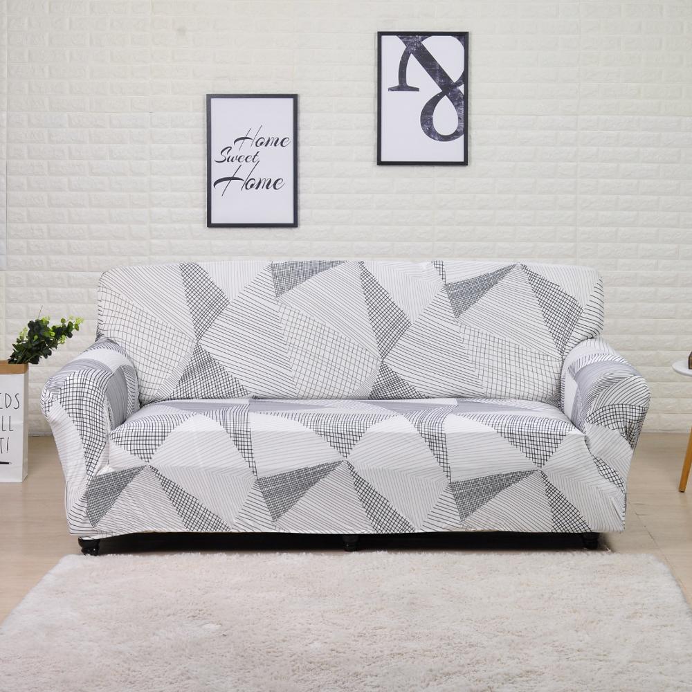 Stretch Sofa Covers Furniture Protector Polyester Loveseat Couch Cover l L-Style Sofa Cover 1/2/3/4-seater Arm Chair Cover Corner Elastic Couch Covers - Image 18