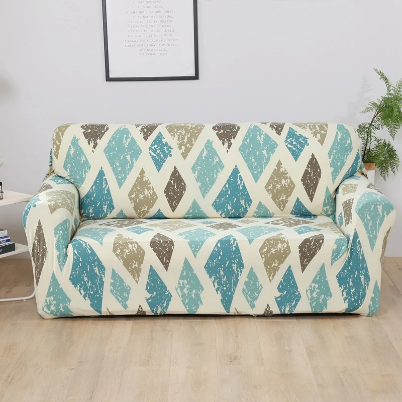 Stretch Sofa Covers Furniture Protector Polyester Loveseat Couch Cover l L-Style Sofa Cover 1/2/3/4-seater Arm Chair Cover Corner Elastic Couch Covers - Image 21