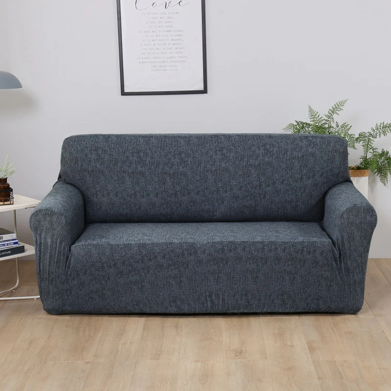 Stretch Sofa Covers Furniture Protector Polyester Loveseat Couch Cover l L-Style Sofa Cover 1/2/3/4-seater Arm Chair Cover Corner Elastic Couch Covers - Image 24