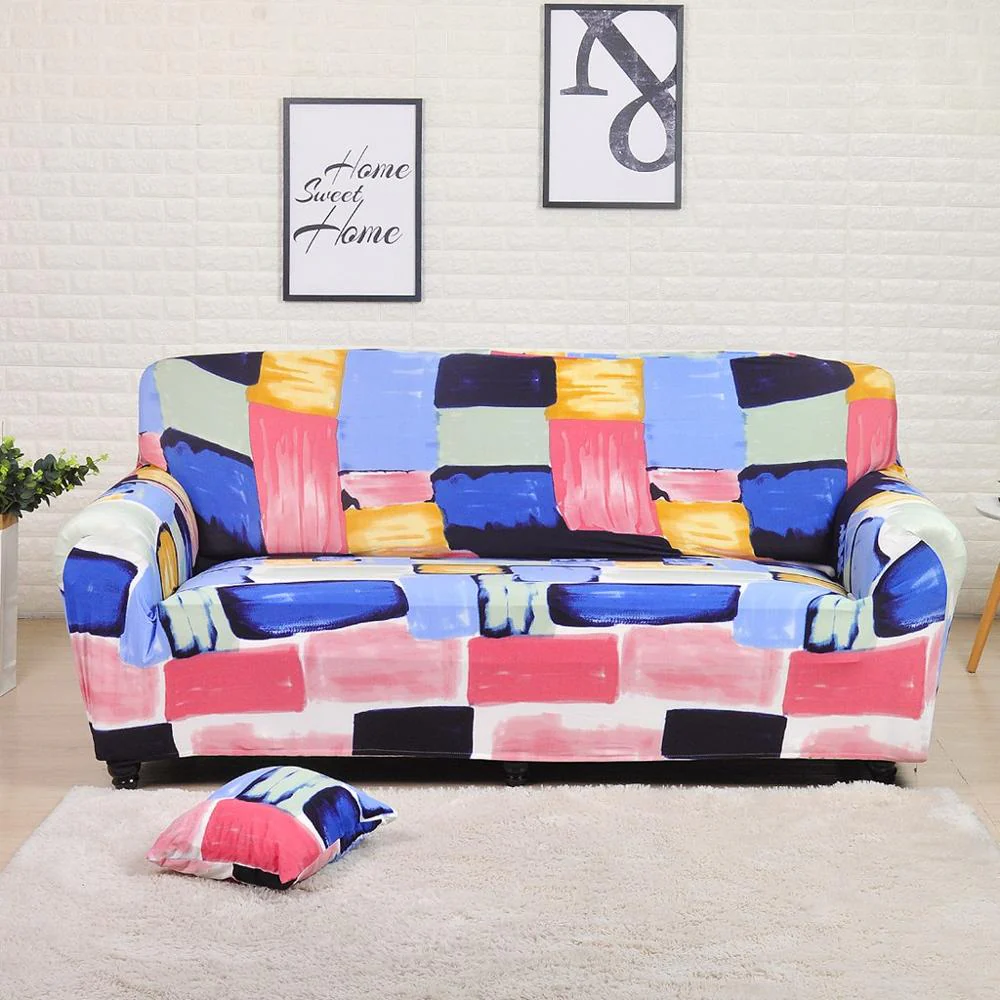 Stretch Sofa Covers Furniture Protector Polyester Loveseat Couch Cover l L-Style Sofa Cover 1/2/3/4-seater Arm Chair Cover Corner Elastic Couch Covers - Image 26