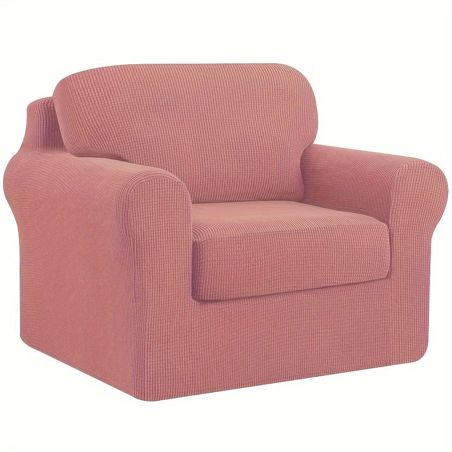 Stretch Sofa Slipcover With Cushion Covers Sets Couch Cover Sets Backrest Cushion Covers Furniture Protector - Image 13
