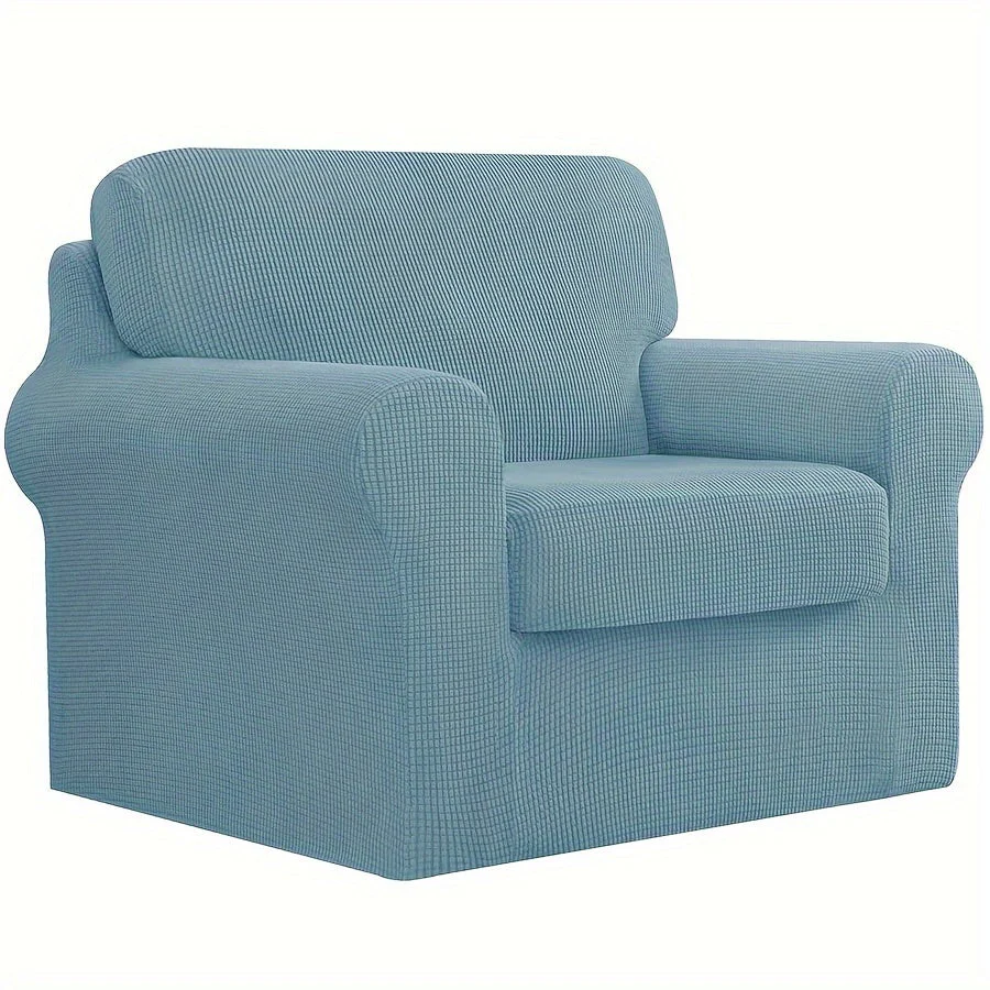 Stretch Sofa Slipcover With Cushion Covers Sets Couch Cover Sets Backrest Cushion Covers Furniture Protector - Image 17