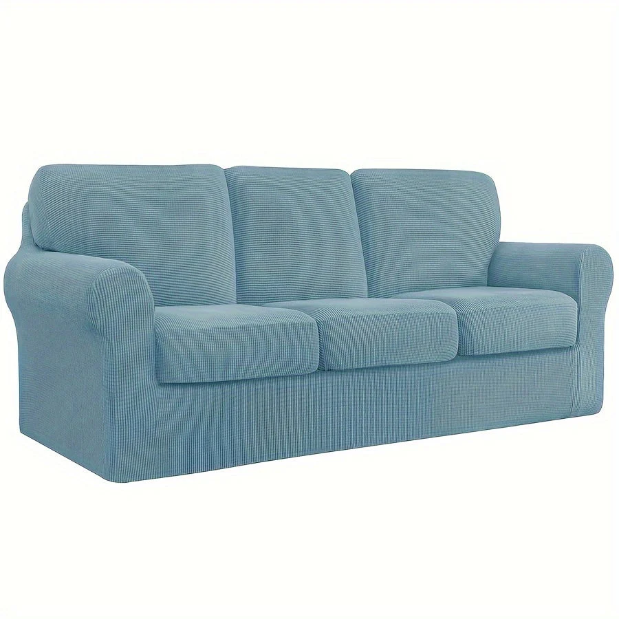 Stretch Sofa Slipcover With Cushion Covers Sets Couch Cover Sets Backrest Cushion Covers Furniture Protector - Image 19
