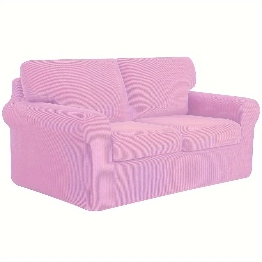 Stretch Sofa Slipcover With Cushion Covers Sets Couch Cover Sets Backrest Cushion Covers Furniture Protector - Image 22