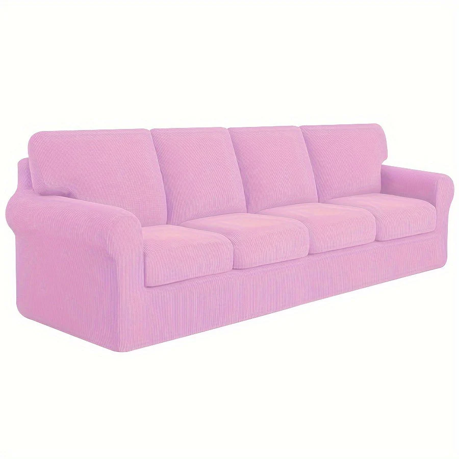 Stretch Sofa Slipcover With Cushion Covers Sets Couch Cover Sets Backrest Cushion Covers Furniture Protector - Image 24
