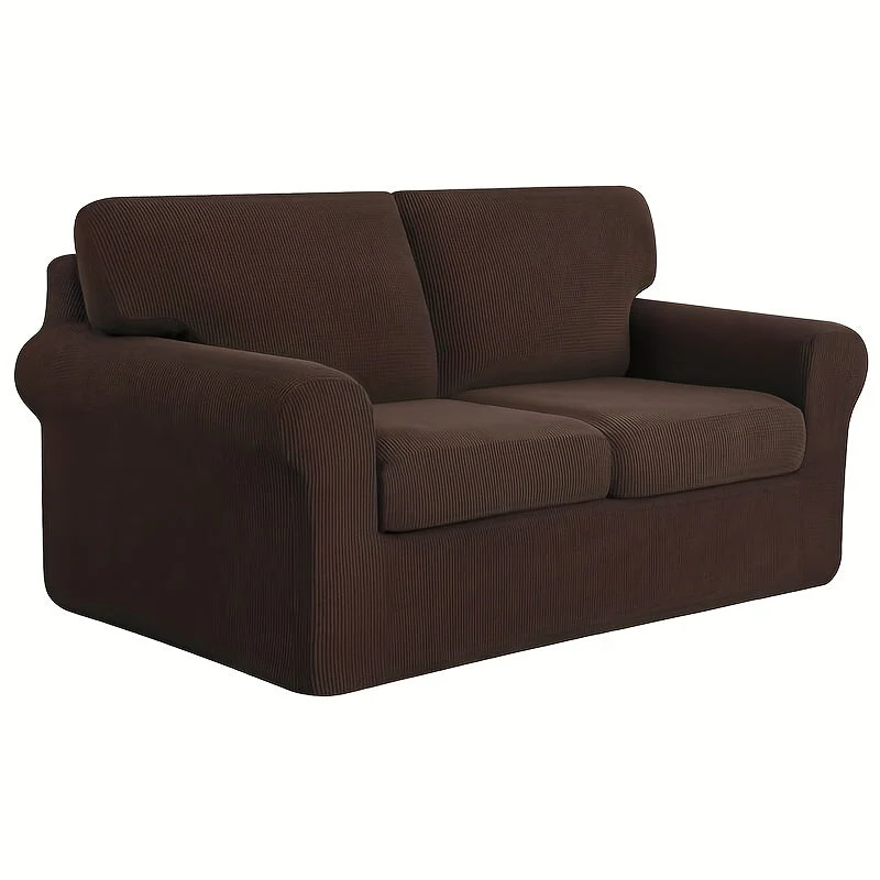 Stretch Sofa Slipcover With Cushion Covers Sets Couch Cover Sets Backrest Cushion Covers Furniture Protector - Image 30