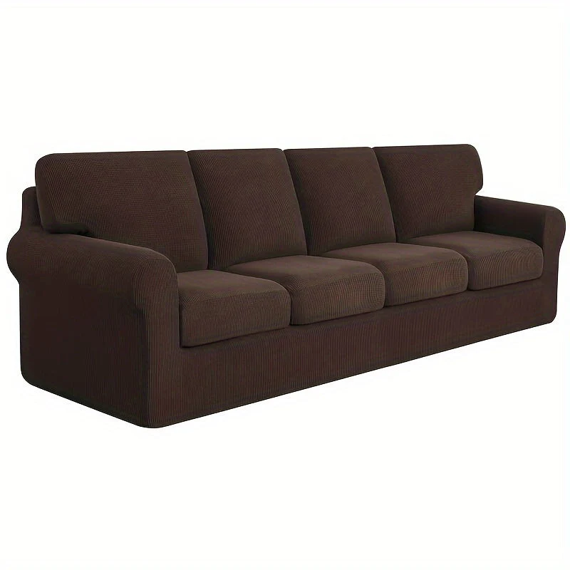 Stretch Sofa Slipcover With Cushion Covers Sets Couch Cover Sets Backrest Cushion Covers Furniture Protector - Image 32
