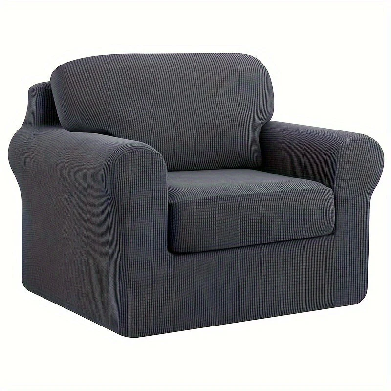 Stretch Sofa Slipcover With Cushion Covers Sets Couch Cover Sets Backrest Cushion Covers Furniture Protector - Image 33