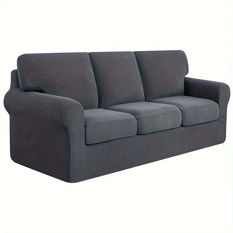 Stretch Sofa Slipcover With Cushion Covers Sets Couch Cover Sets Backrest Cushion Covers Furniture Protector - Image 35