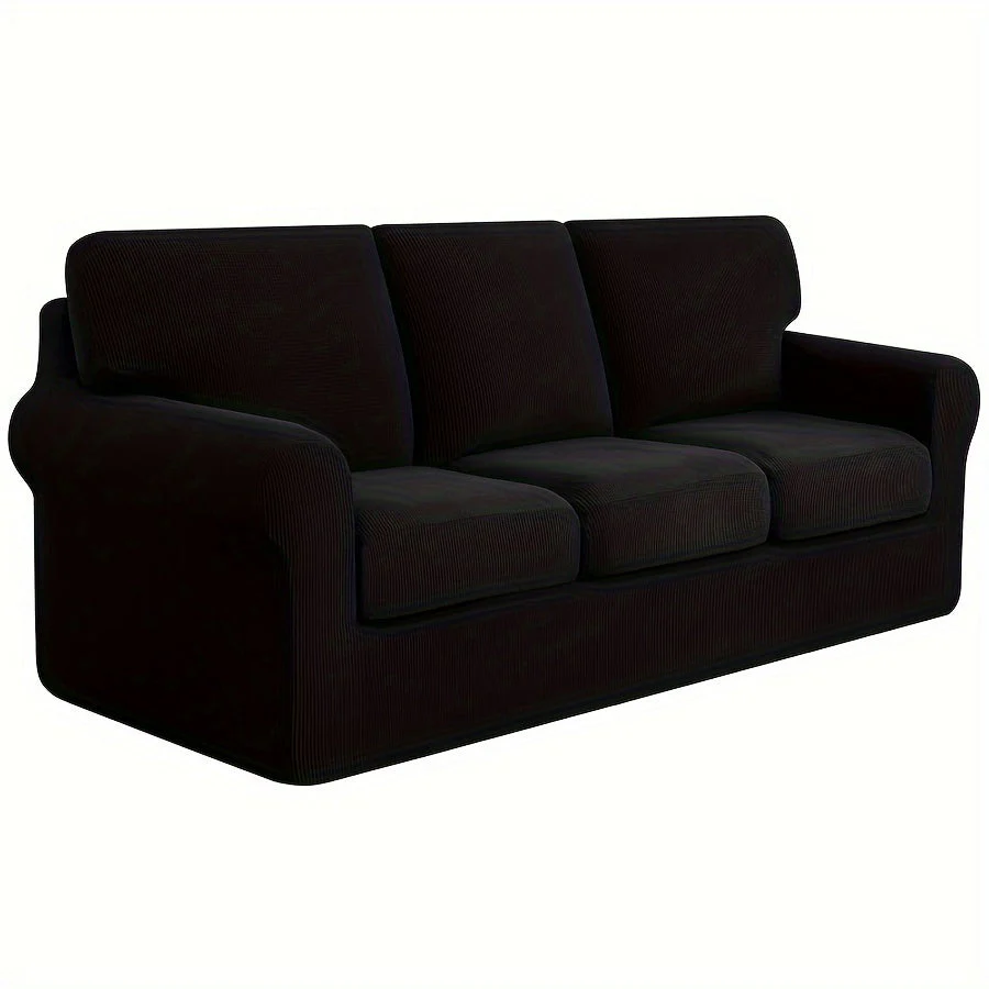 Stretch Sofa Slipcover With Cushion Covers Sets Couch Cover Sets Backrest Cushion Covers Furniture Protector - Image 58
