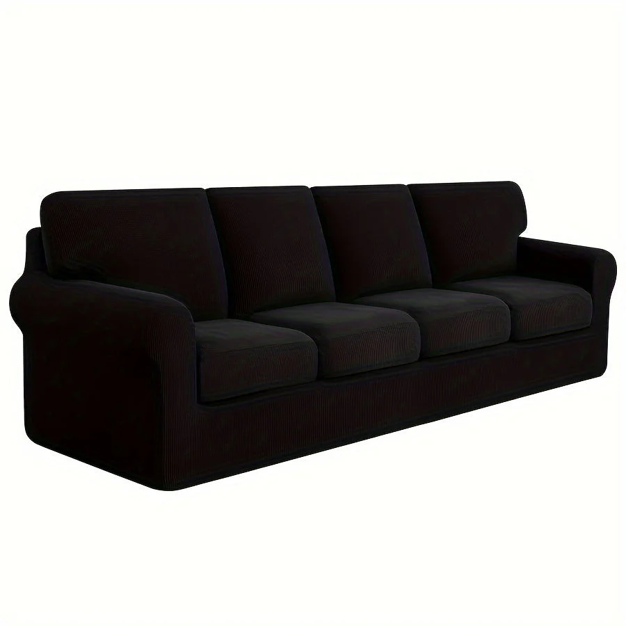 Stretch Sofa Slipcover With Cushion Covers Sets Couch Cover Sets Backrest Cushion Covers Furniture Protector - Image 59