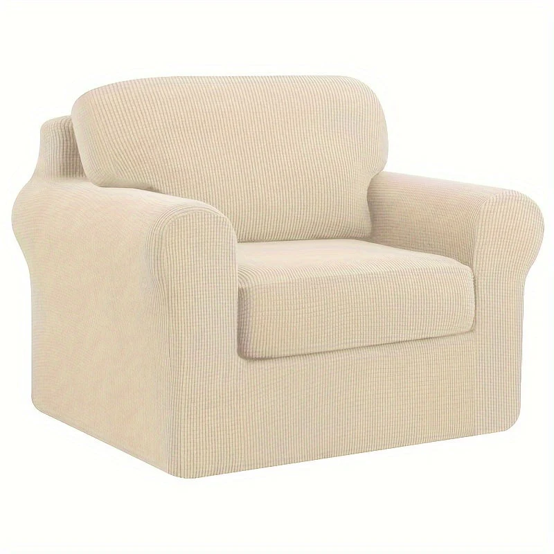 Stretch Sofa Slipcover With Cushion Covers Sets Couch Cover Sets Backrest Cushion Covers Furniture Protector - Image 60