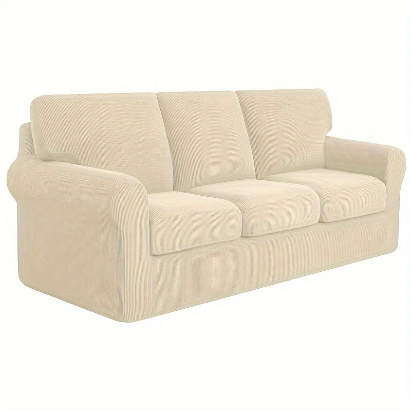Stretch Sofa Slipcover With Cushion Covers Sets Couch Cover Sets Backrest Cushion Covers Furniture Protector - Image 62