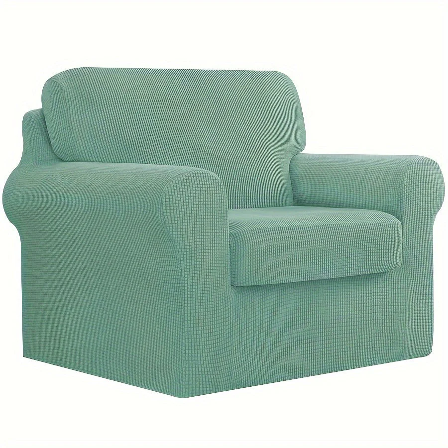 Stretch Sofa Slipcover With Cushion Covers Sets Couch Cover Sets Backrest Cushion Covers Furniture Protector - Image 9