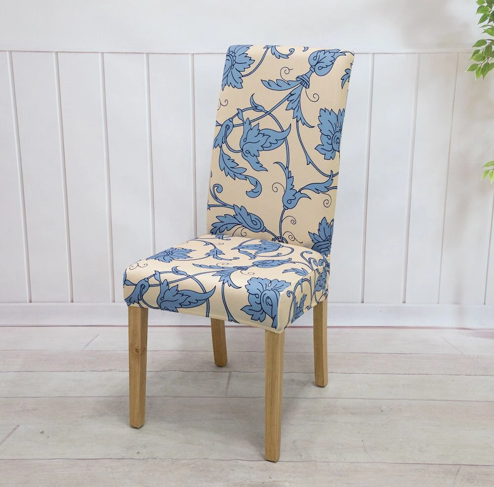 Stretch Wedding Chair Cover For Kitchen Elastic Dining Room Chair Cover Dine Chairs Slipcover Home Decoration Accessories - Image 11