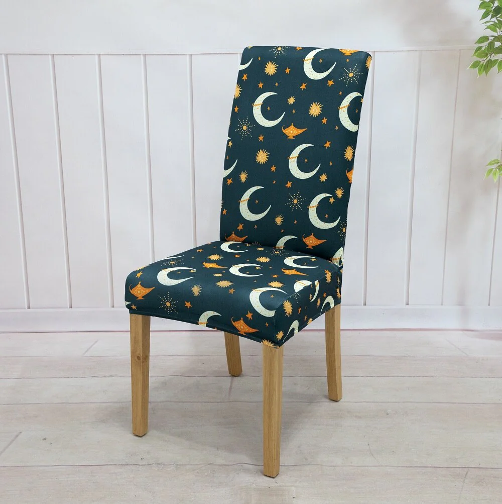Stretch Wedding Chair Cover For Kitchen Elastic Dining Room Chair Cover Dine Chairs Slipcover Home Decoration Accessories - Image 12