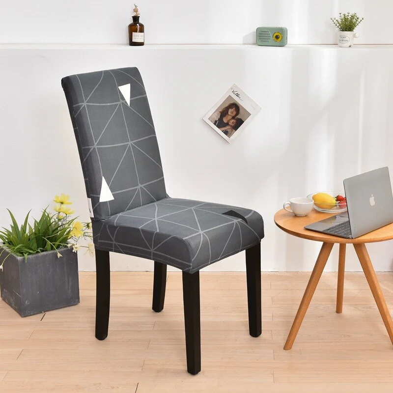 Stretch Wedding Chair Cover For Kitchen Elastic Dining Room Chair Cover Dine Chairs Slipcover Home Decoration Accessories - Image 17