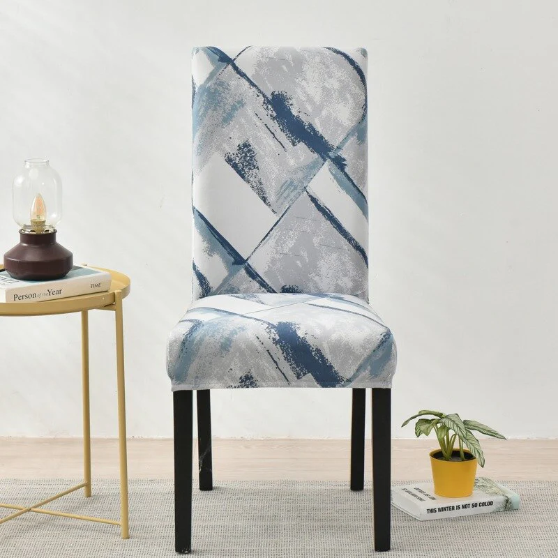 Stretch Wedding Chair Cover For Kitchen Elastic Dining Room Chair Cover Dine Chairs Slipcover Home Decoration Accessories - Image 26