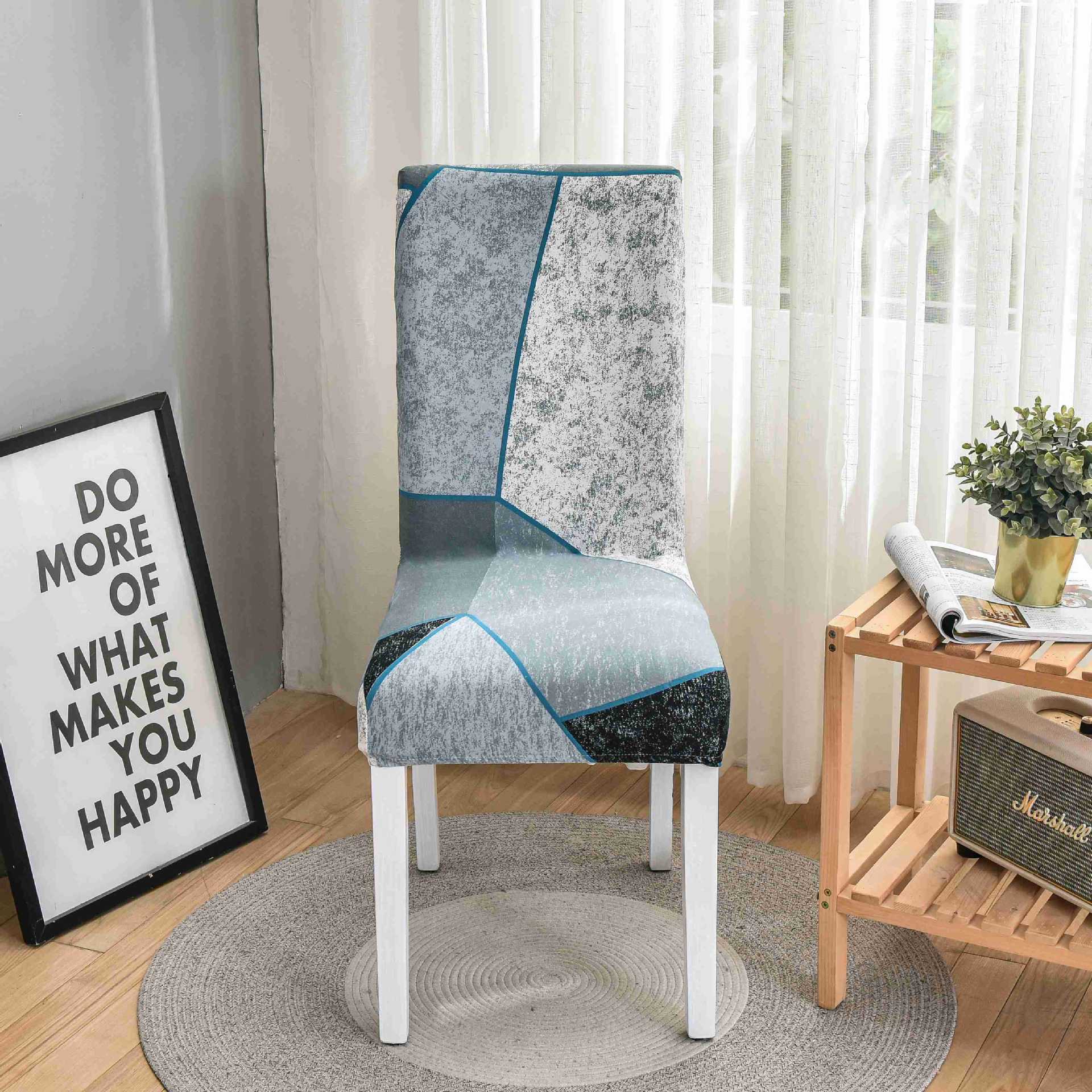 Stretch Wedding Chair Cover For Kitchen Elastic Dining Room Chair Cover Dine Chairs Slipcover Home Decoration Accessories - Image 28