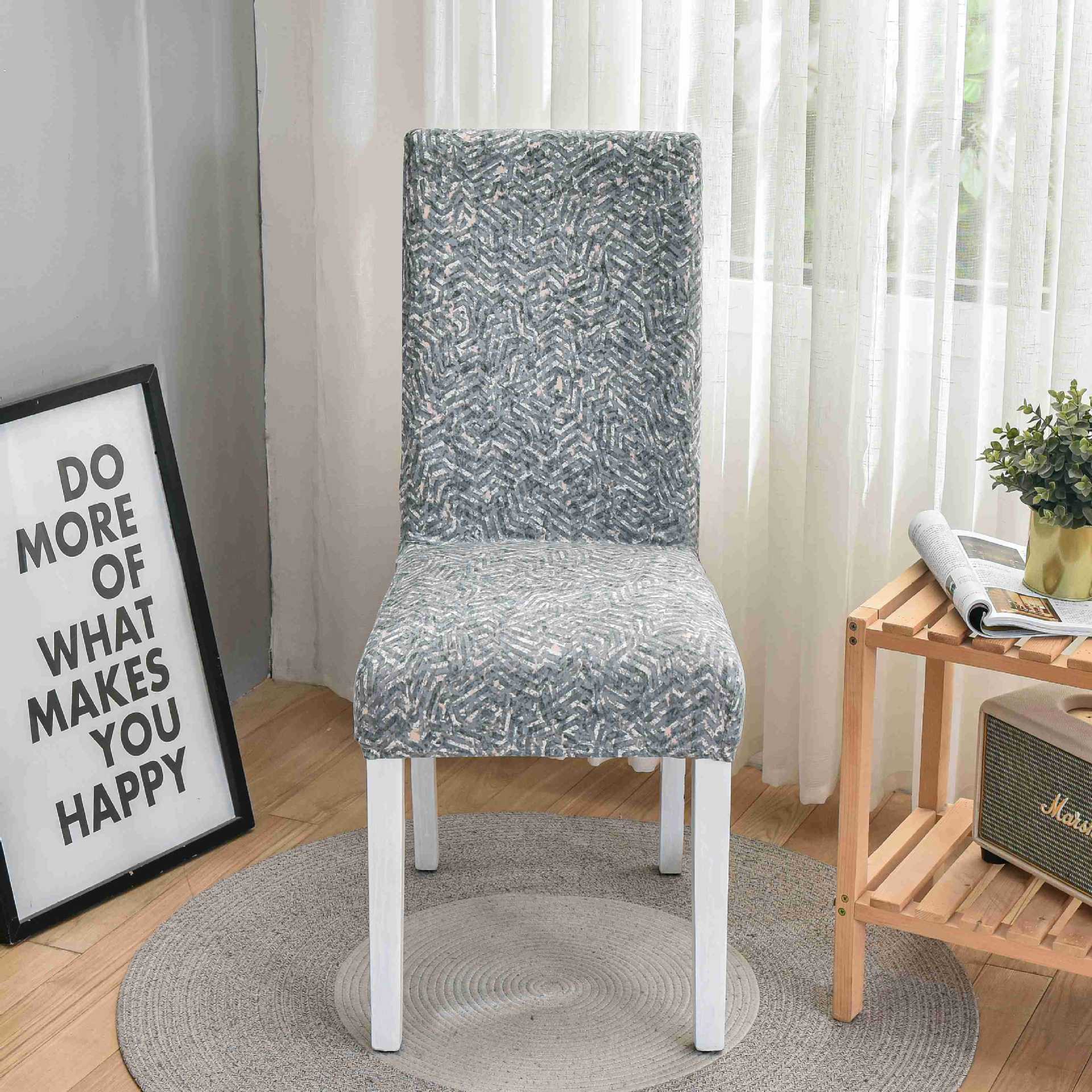 Stretch Wedding Chair Cover For Kitchen Elastic Dining Room Chair Cover Dine Chairs Slipcover Home Decoration Accessories - Image 29