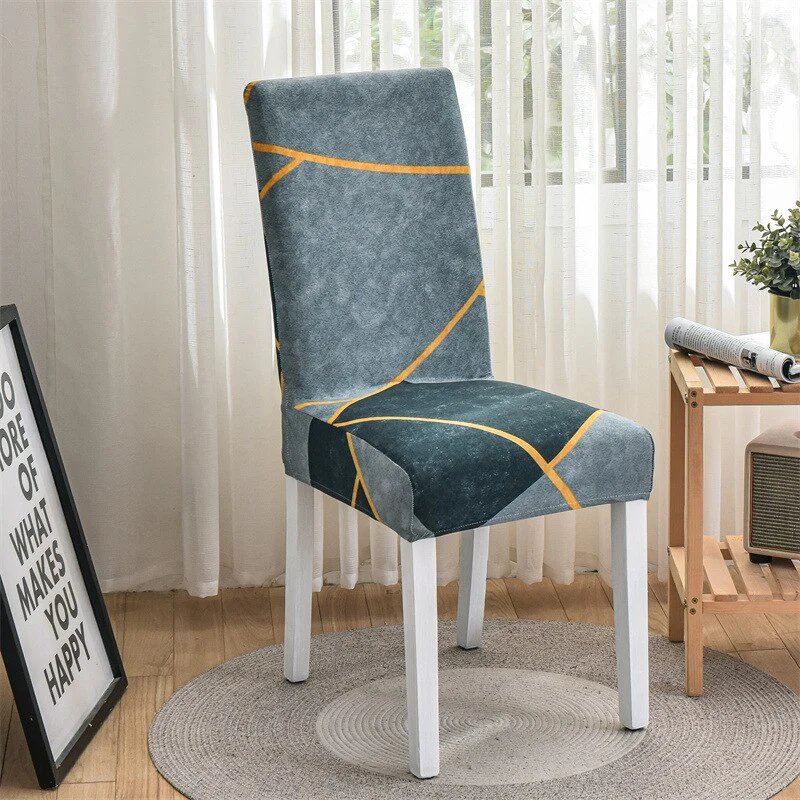 Stretch Wedding Chair Cover For Kitchen Elastic Dining Room Chair Cover Dine Chairs Slipcover Home Decoration Accessories - Image 30