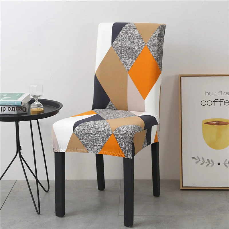 Stretch Wedding Chair Cover For Kitchen Elastic Dining Room Chair Cover Dine Chairs Slipcover Home Decoration Accessories - Image 32