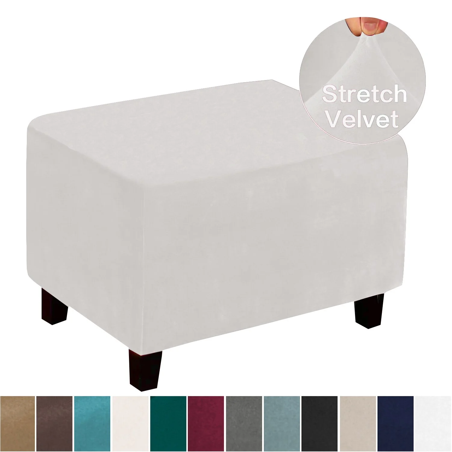 Stretching Footstool Low Sofa Solid Elasticity Simple Sofa, Step Stool Cover Dustproof Furniture Protection Series Modern Style - Image 13