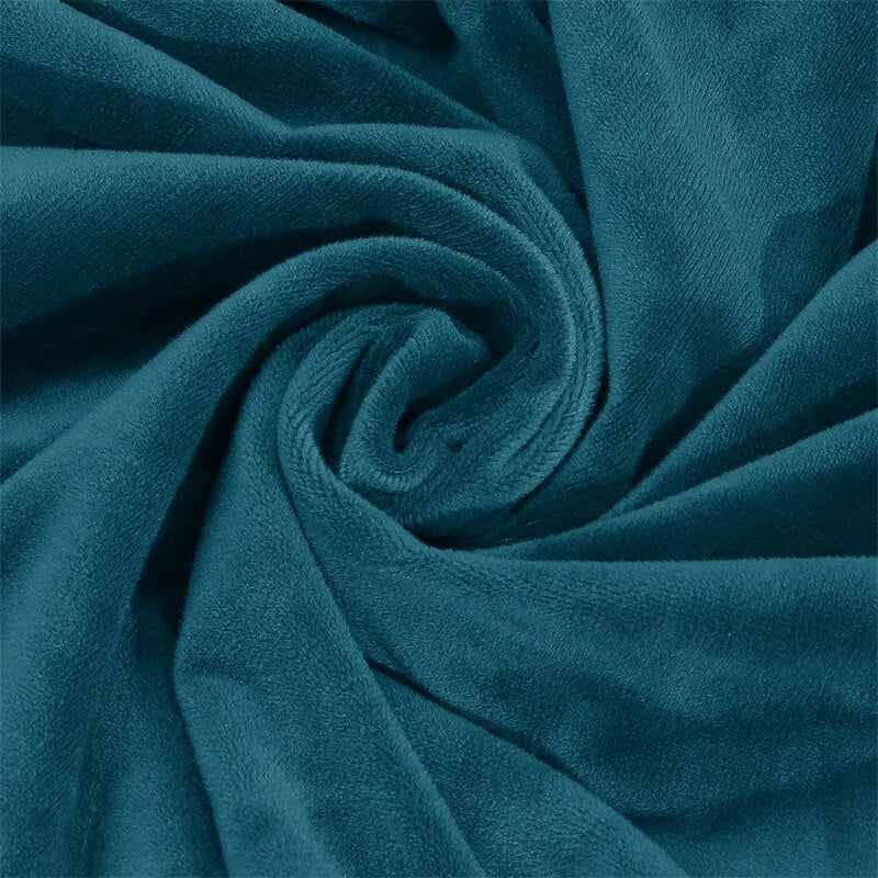 Super Soft Velvet Wing Chair Cover Stretch Armchair Covers Washable Removable Non Slip Sofa Slipcovers with Seat Cushion Cover - Image 6