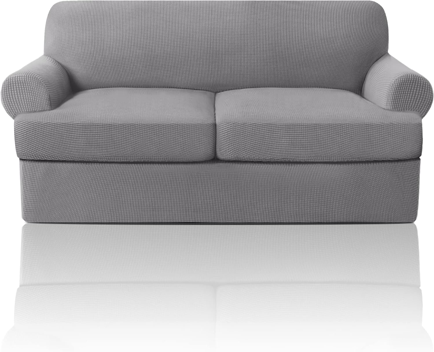 T Cushion Sofa Slipcover Sofa Covers for T Cushion Sofa Soft Couch Slip Covers Furniture Covers with Cushion Shape Seat Covers - Image 20