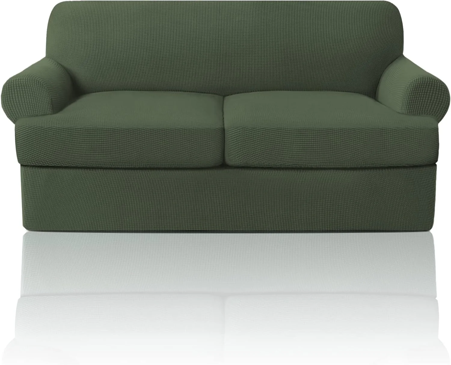 T Cushion Sofa Slipcover Sofa Covers for T Cushion Sofa Soft Couch Slip Covers Furniture Covers with Cushion Shape Seat Covers - Image 46