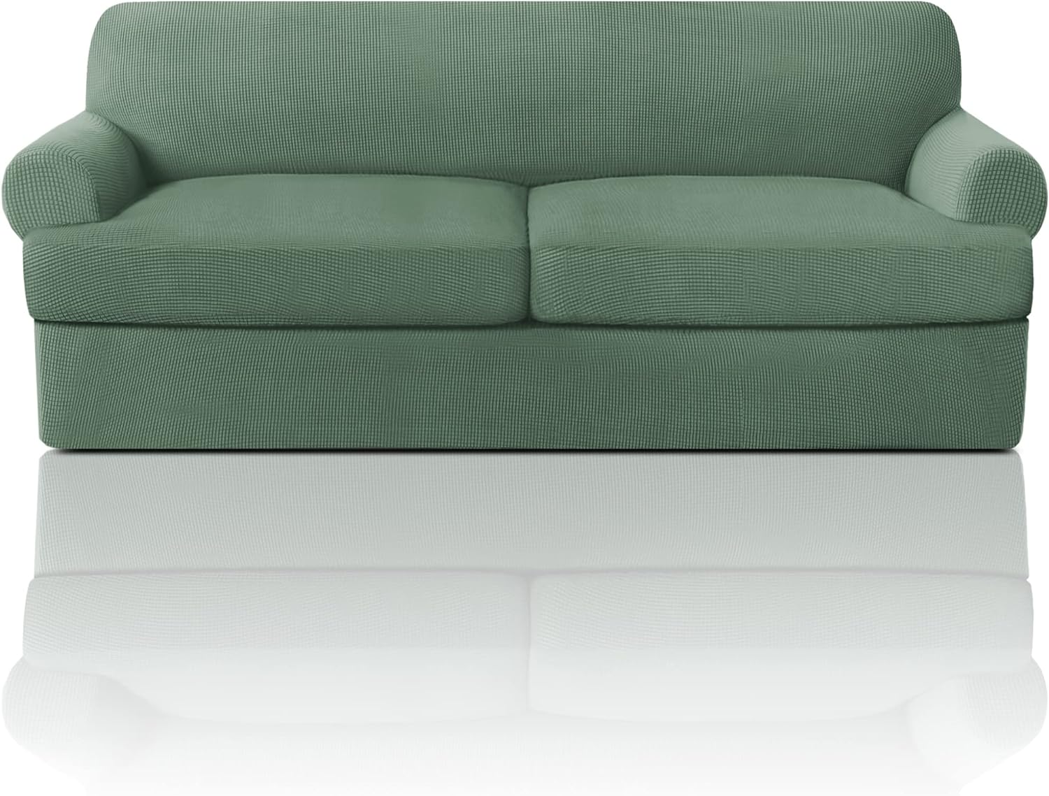 T Cushion Sofa Slipcover Sofa Covers for T Cushion Sofa Soft Couch Slip Covers Furniture Covers with Cushion Shape Seat Covers - Image 52