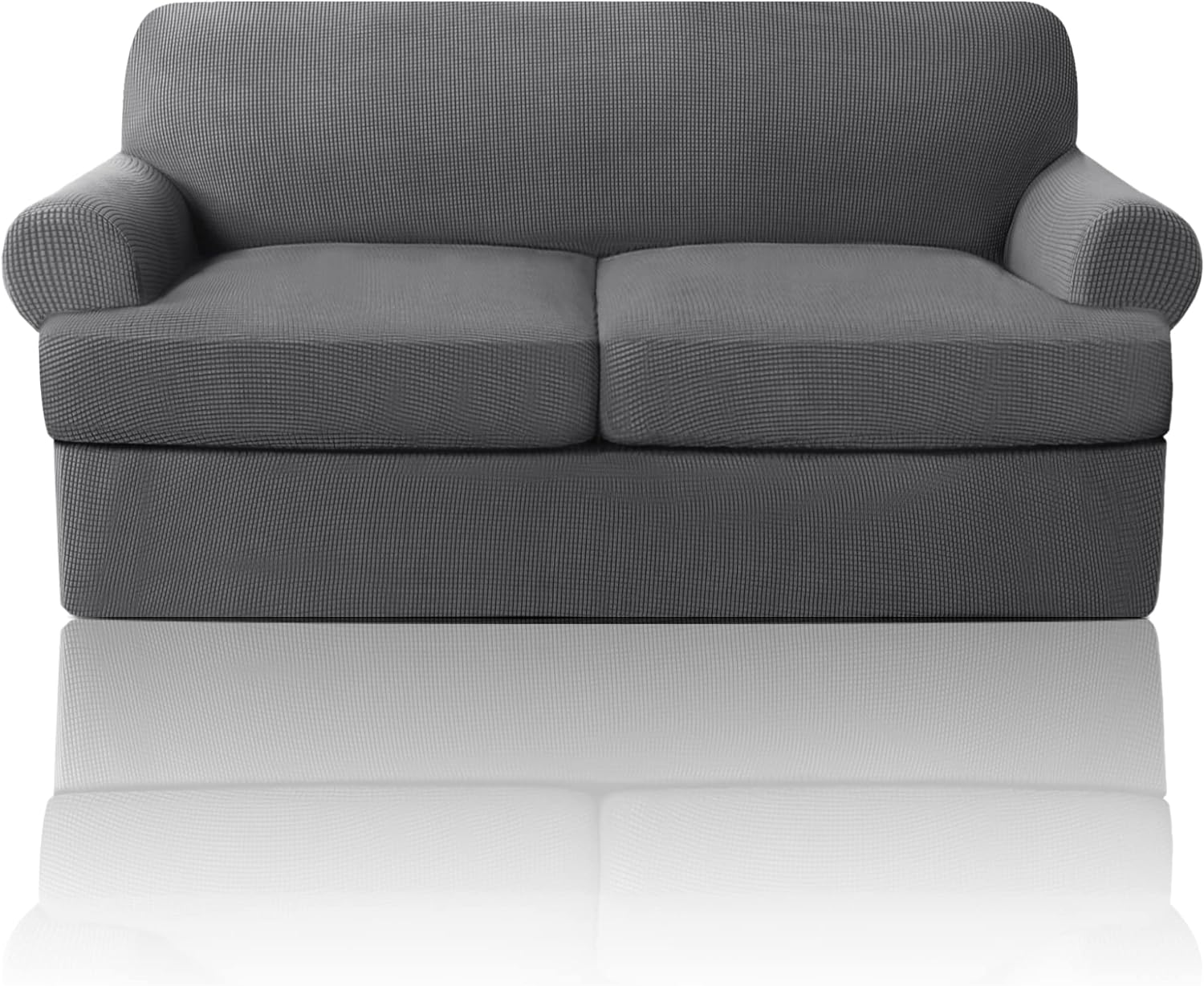 T Cushion Sofa Slipcover Sofa Covers for T Cushion Sofa Soft Couch Slip Covers Furniture Covers with Cushion Shape Seat Covers - Image 54