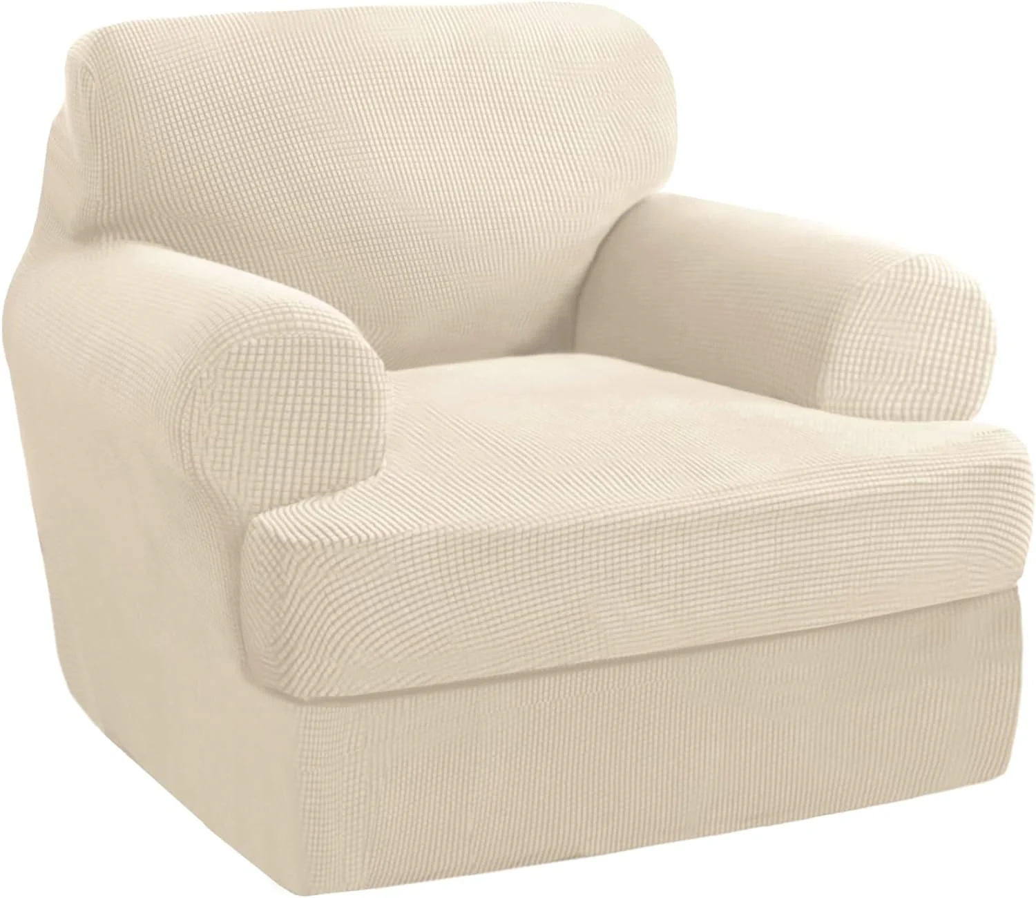 T Cushion Sofa Slipcover Sofa Covers for T Cushion Sofa Soft Couch Slip Covers Furniture Covers with Cushion Shape Seat Covers - Image 59