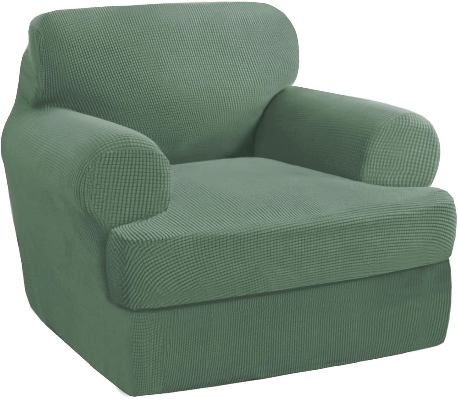 T Cushion Sofa Slipcover Sofa Covers for T Cushion Sofa Soft Couch Slip Covers Furniture Covers with Cushion Shape Seat Covers - Image 8