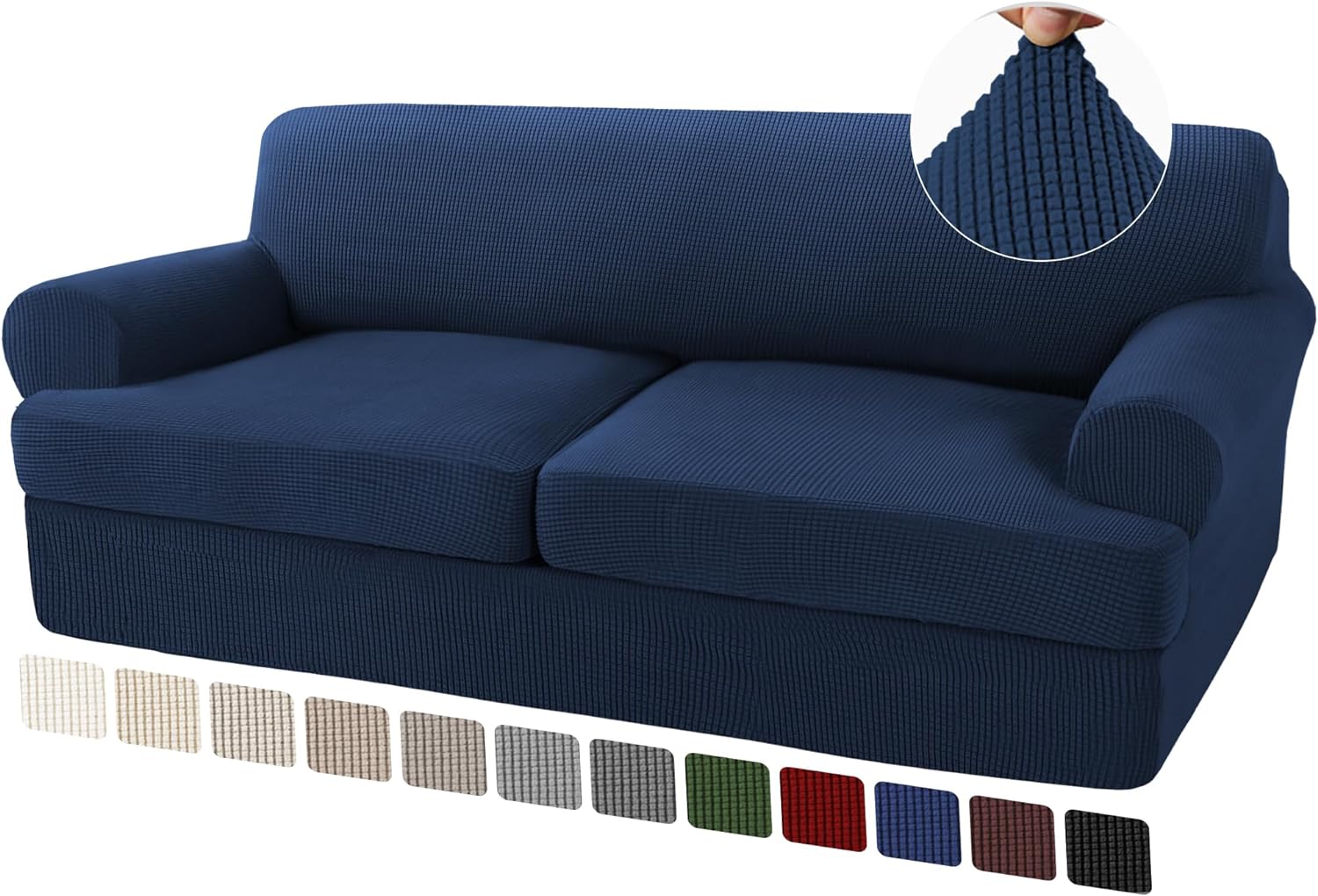 T Cushion Sofa Slipcovers Sofa Cover for T Cushion Sofa Couches Stretch Couch Cover with T Cushion Covers Machine Washable - Image 10