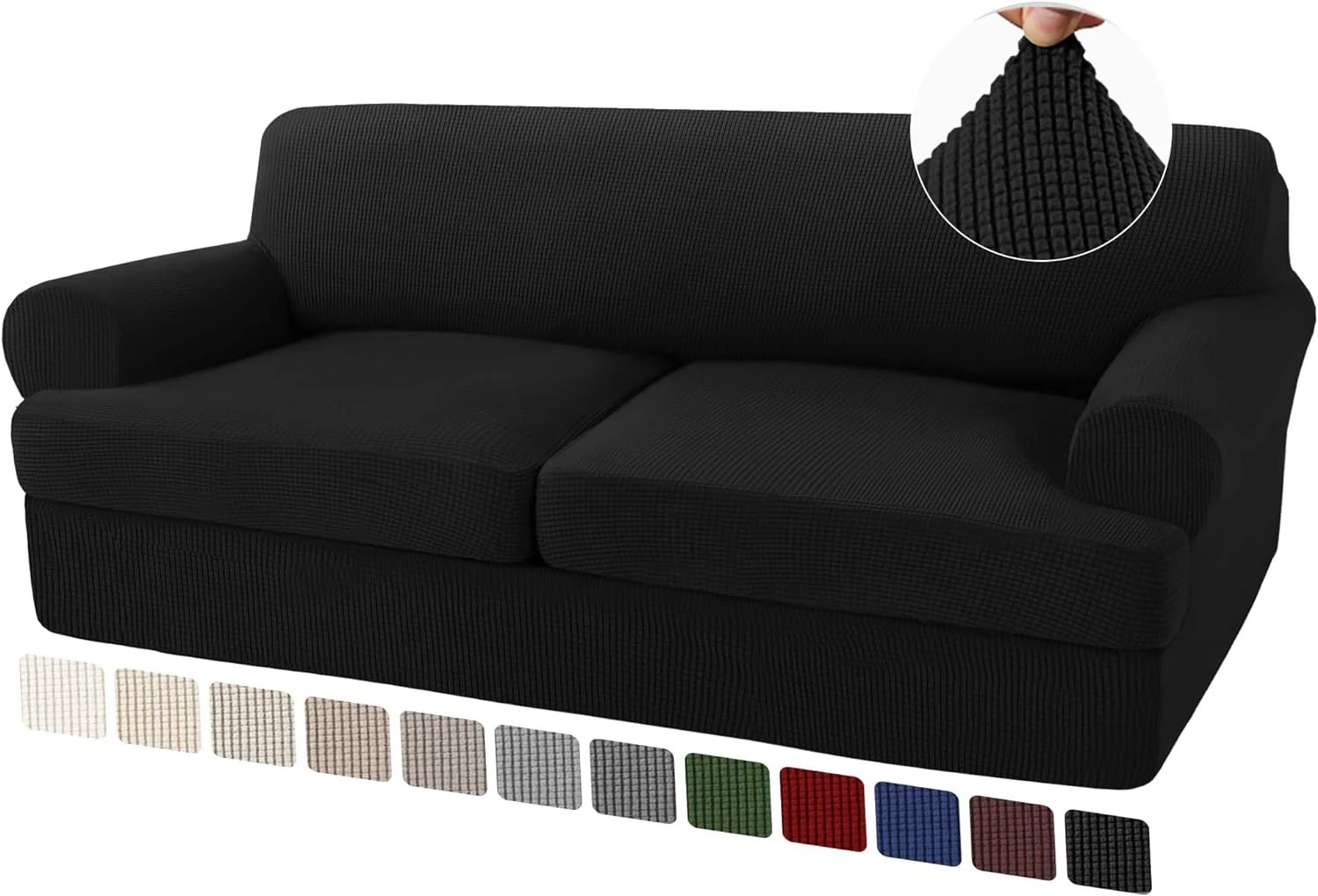 T Cushion Sofa Slipcovers Sofa Cover for T Cushion Sofa Couches Stretch Couch Cover with T Cushion Covers Machine Washable - Image 16